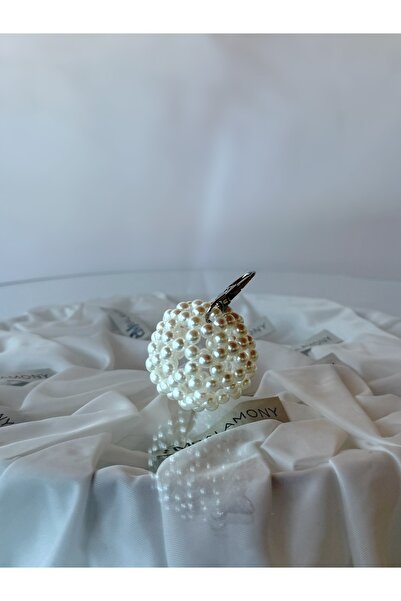 Balamony Top Model Pearl Keychain-Charm Silver (Handmade)