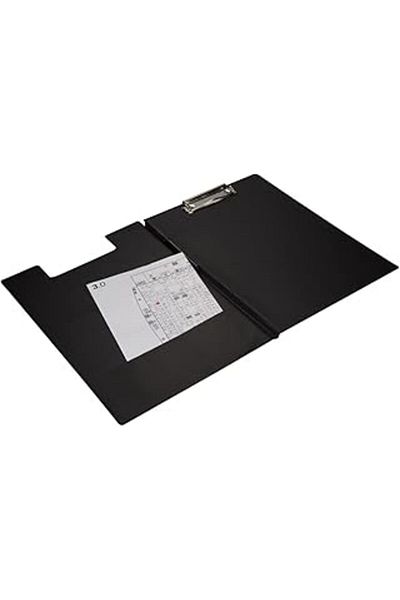 Mu Art Ahşap 2K 333S A4 Pvc Covered Secretary Table,Secretariat,Secretary Memo Pad,A4 Covered Secretariat,Black