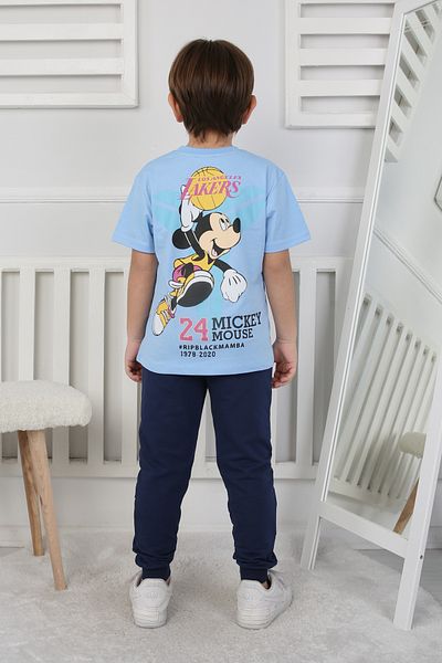 ZUZUNGA Tricou imprimat baschet și pantaloni de trening Set copii pentru vârsta 3-10 ani
