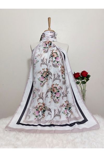 REMOMODA Şal din bumbac model floral