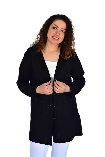Nazal Women's Mother Seasonal Buttoned Pocket Cardigan Bgl-St04313