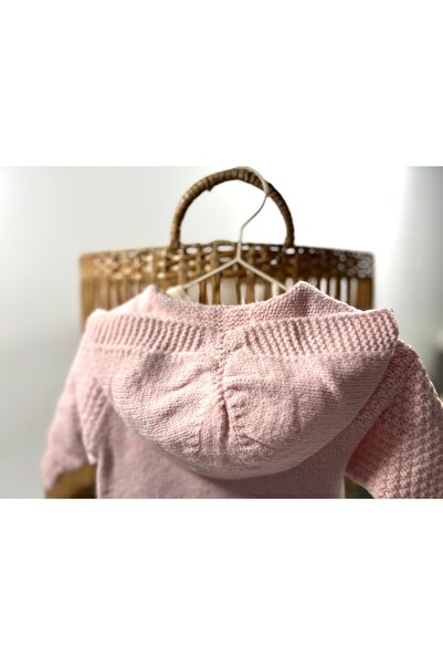 Nipperland Kız Bebek&Çocuk Örme Triko Çıtçıtlı Body Hediyeli Tulum