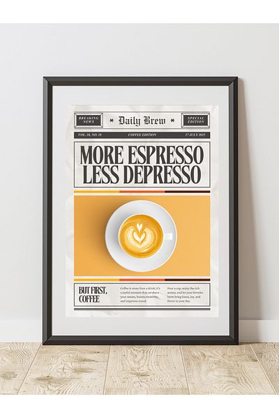 JESSE STORY Mai mult Espresso Design Pinterest Pictură decorativă de perete fără cadru (POSTER)