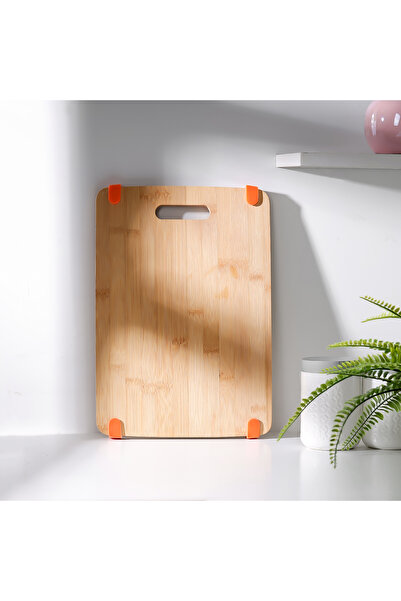 ROYALFORD لوح تقطيع من الخيزران العضوي المتفحم، 37×25.5×1.3 سم