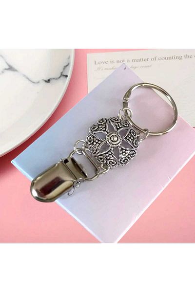 Bacoss Catarame pentru genți Clip pentru pălărie Design floral MDL 4 (BC-1188)