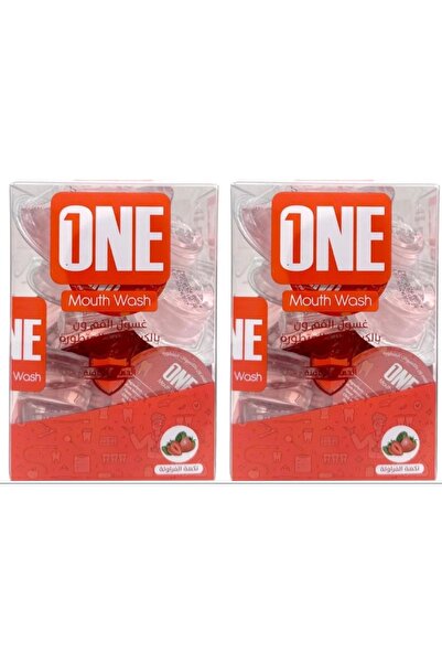 ONE غسول الفم بنكهة الفراولة 20 كبسولة × 2