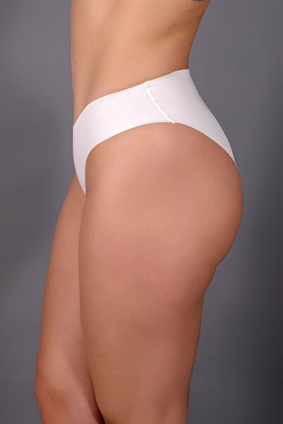 C&City Brazilian Laser Cut Non-Slip Panties C19204 - Ecru
