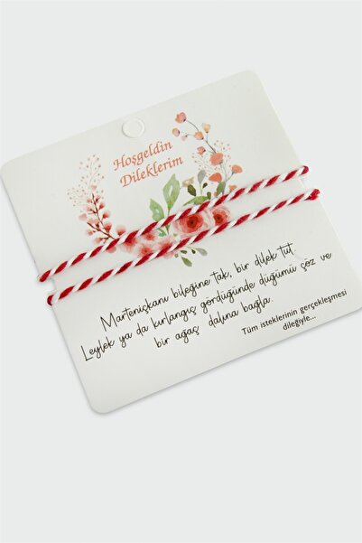 FUDER 2'li Marteniçka İp Bileklik (10 Kart)