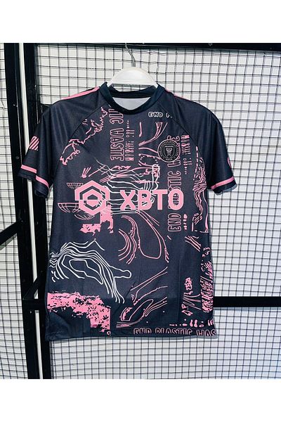 Legent Lady Miami Lionel M.E.S.S.I. 2023/24 Season Black Adult Football Shirt