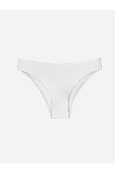 LC Waikiki LCW DREAM Λευκό ίσιο βραζιλιάνικο εσώρουχο 3 τεμαχίων