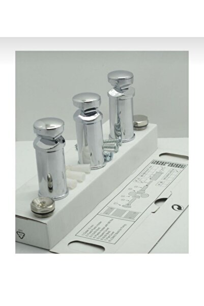 EXPEL Havlupan montaj seti krom 3lü set körsüz