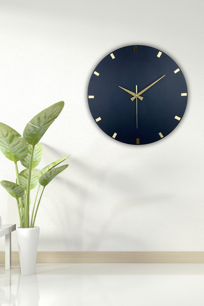 MOOCLOCK Makuse Model Bohemian Modern Decorative Metal, Mirrored, Flowing Sil...