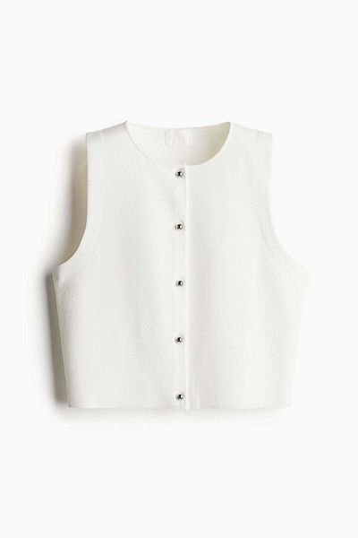 H&M Button-front sweater vest
