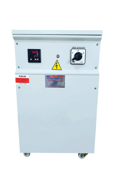 Store 30KVA MONOFAZE BAKIR SARGILI MİKRO İŞLEMCİLİ TAM OTOMATİK VOLTAJ REGÜLATÖRÜ 130-260