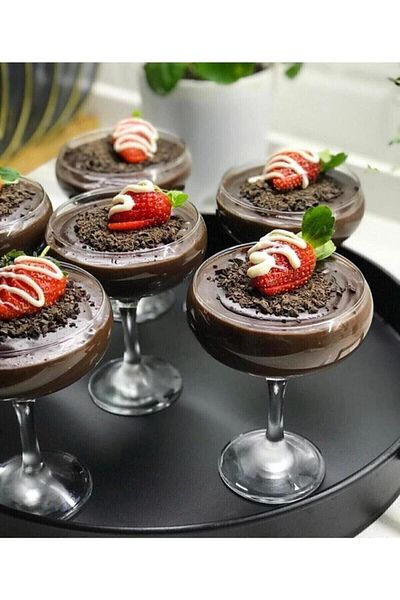 Paşabahçe 6-Piece Bistro Cup Glass Dessert Service Glass 6-Piece 44136