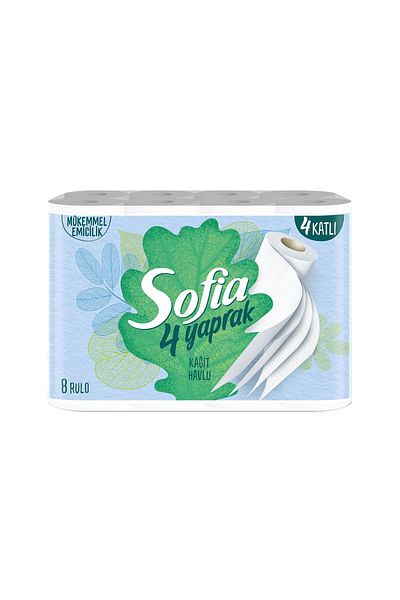 Sofia 4 Sheets of 8 Paper Towels