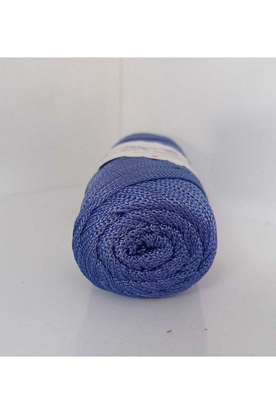 rüya hobi (5 τεμάχια) Λεπτό πολυεστέρας Macrame No3 100 gr Τσάντα Supla Runner Μπλε νήμα