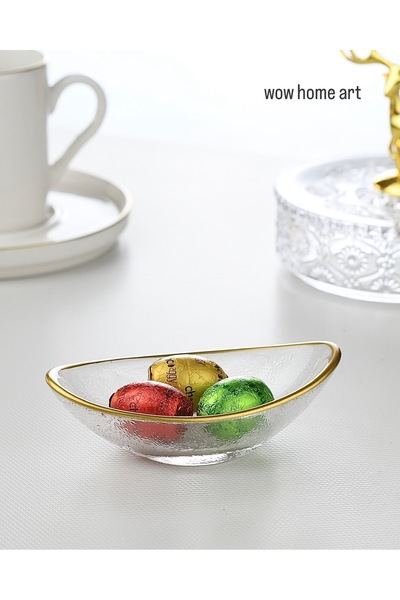 Wow Home Art - 6 Adet Cam Mini Oval Kase - Lokumluk - Reçellik - Çerezlik - Ş...