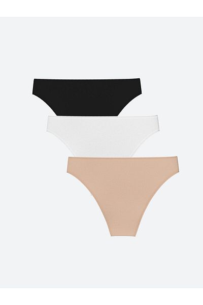 LC Waikiki New Season Duz Brazilian Panties 3 Pack - S50616Z8