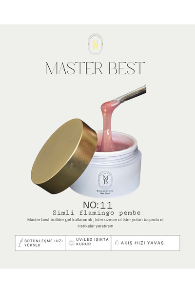 masterbest MASTER BEST BUİLDER GEL 50ML