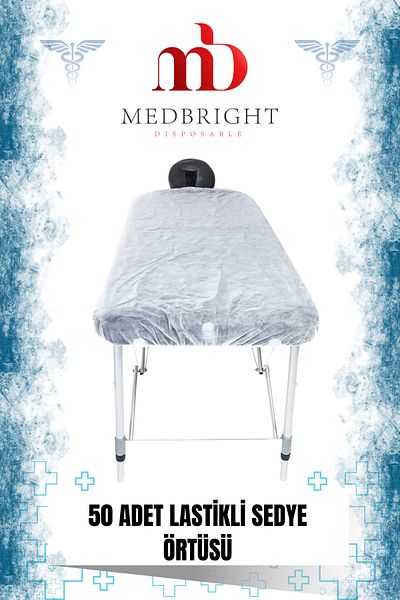 MEDBRIGHT 50 Pieces 80x240 Elastic Disposable Stretcher Cover--