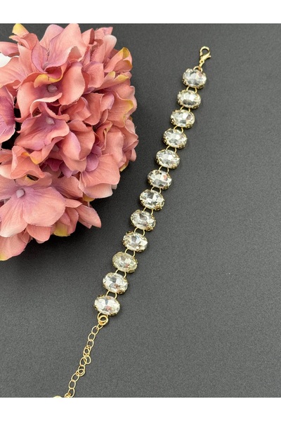 HOSBUTIK Gold Stone Bracelet