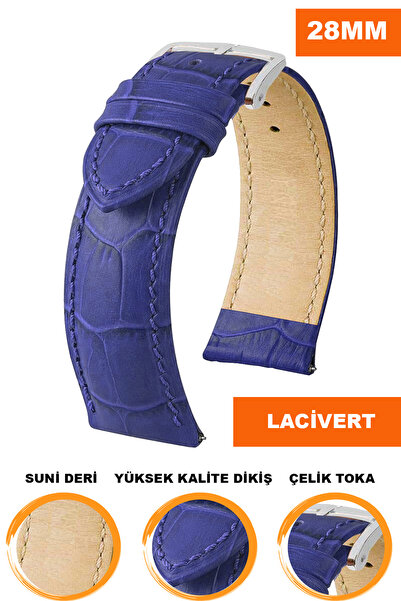 COBRA حزام ساعة جلدي متوافق مع ساعة فوسيل-ويلدر-كاسيو-سيكو-أوميغا-أرماني مقاس...