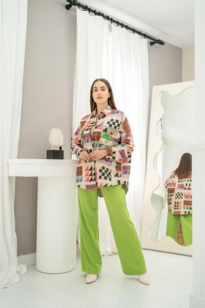 modaserdem Fuchsia Patterned Quilted Pocket Shirt