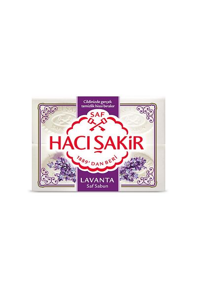 Hacı Şakir Lavender White Molded Soap 4X150 g