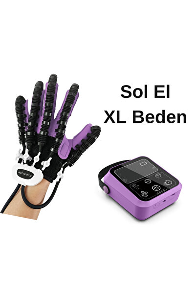 MEDİVANCE (SOL EL, XL BEDEN) El Ve Parmak Rehabilitasyon Robot Eldiveni – Inme Ve Fizik Tedavi Egzersiz Cihazı
