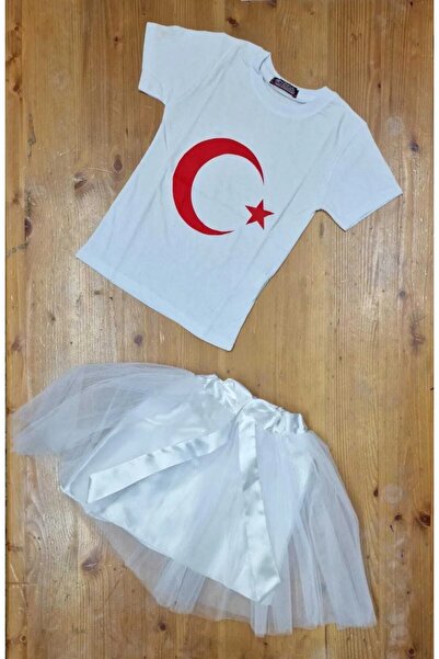 Nacar 23. april Konbini tutu suknja i majica sa printom Ataturka