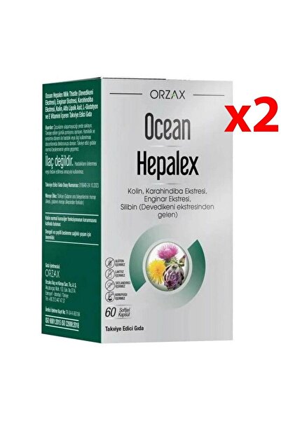 Orzax Ocean Hepalex 60 Softgel Kapsül 2 Adet