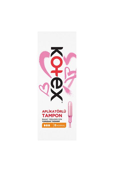 Kotex Tampon with Applicator Regular 8 Pieces