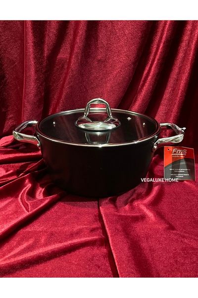 FMS Karam Titanium Deep Pot 24 cm Induction 4mm