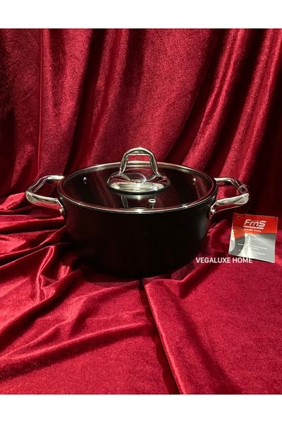 FMS Karam Titanium Deep Pot 22 cm Induction 4mm