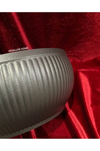 FMS Granit Mercan Derin Tencere 20 Cm Gri