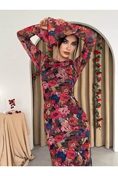 Kokosh moda Bell Tül Elbise