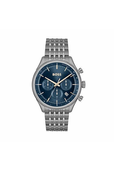 Hugo Boss Unisex Watch Hugo Boss 1514083 Navy Blue Dark Gray (Ø 45 mm)