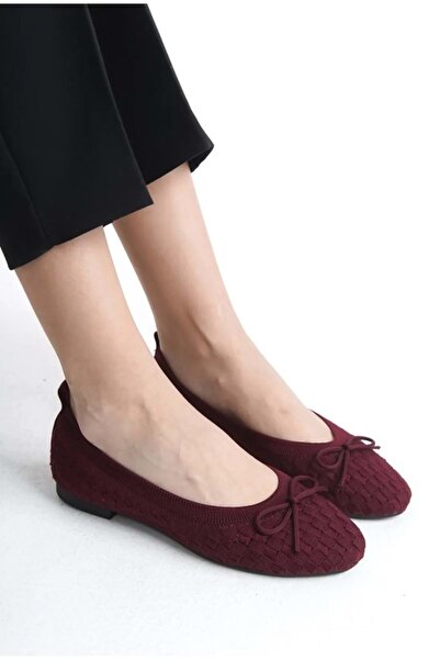 KCMN Feles Tricot Bow Detail Жіночі дитячі туфлі з трикотажу PURPLE