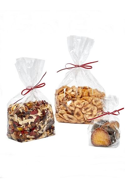 BAKOM AMBALAJ 20 Transparent Gelatin Bags Without Tape - 45x45 (Dowry Bag)