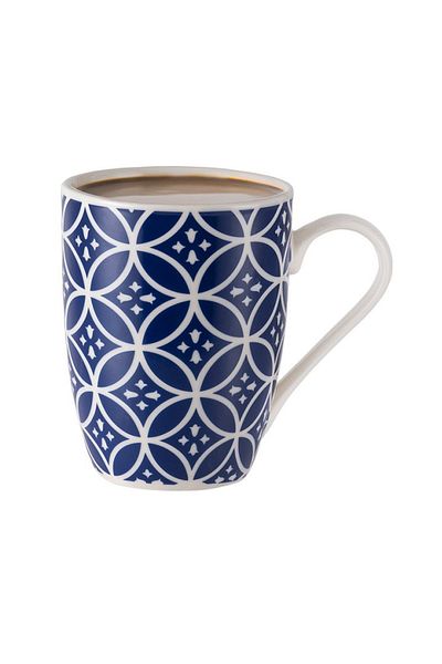 Madame Coco Rayne Mug - Blue/White - 360 ml