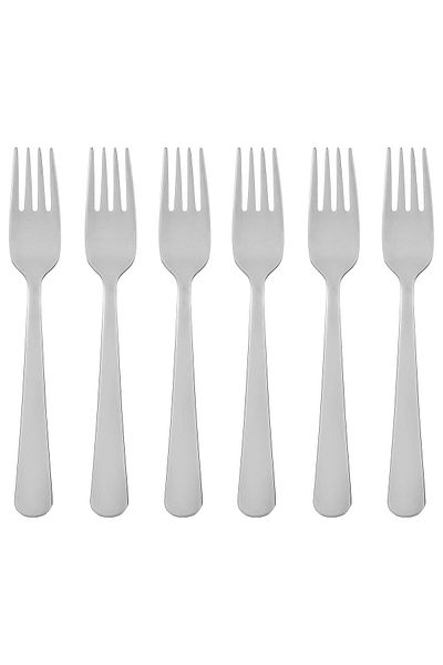IKEA 16 cm 6 Pieces Stainless Steel Dessert Fork