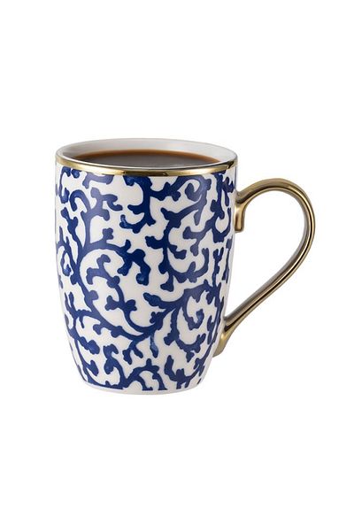 Madame Coco Myron Mug - Blue/White - 360 ml