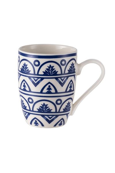 Madame Coco Perla Mug - Blue/White - 360 ml