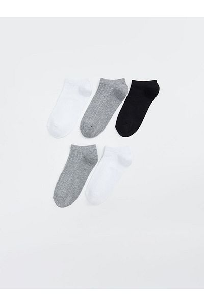 LC Waikiki New Season Boy's Bamboo Booties Socks 5-Piece - S5Aa38Z4