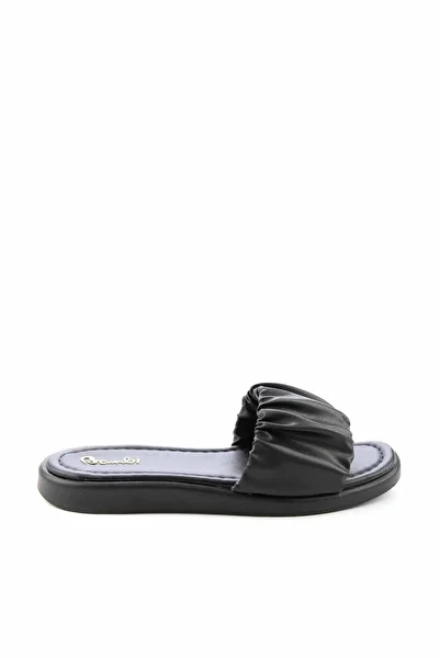 Bambi Schwarze Hausschuhe für Damen – K 04875081109