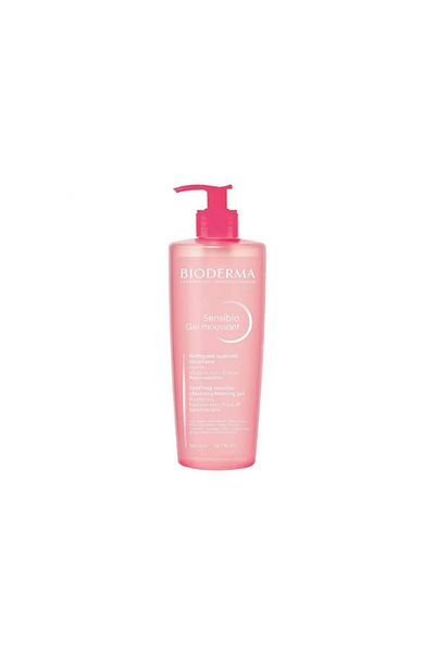 Bioderma Sensibio Foaming Facial Cleansing Gel for Sensitive and Normal Skin, 500ml