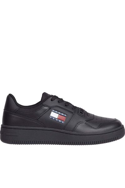 Tommy Jeans Black Trainers Womens Shoes