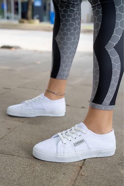 Shupe Women's Daily Walking Shoes Linen Sports Shoes Sneaker