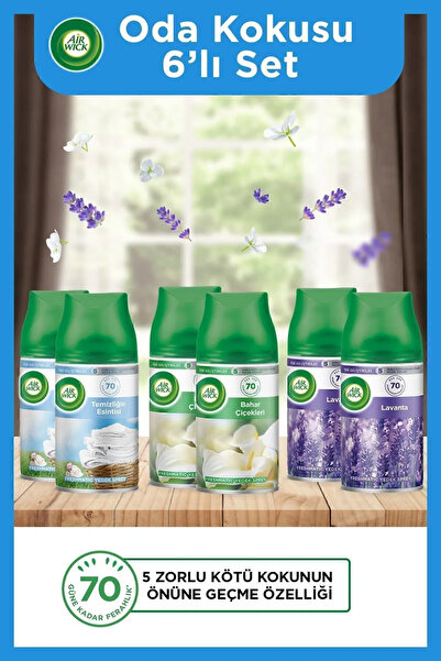 Air Wick Oda Kokusu Freshmatic Makine Yedek Spreyi 250 Ml X 6, Temizliğin Esi...